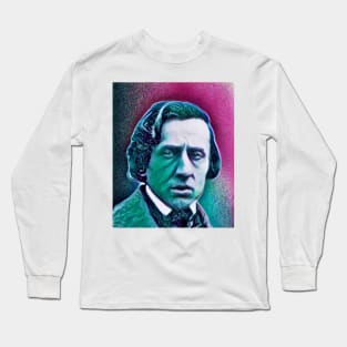 Frédéric Chopin Portrait | Frédéric Chopin Artwork 4 Long Sleeve T-Shirt